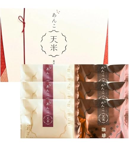 Amazon.co.jp: 【6袋入】富士見堂 『あんこ天米 6袋入り』 東京土産