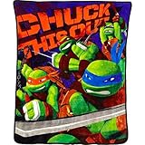 Nickelodeon Kids' Teenage Mutant Ninja Turtles Ninja Chuck Micro Raschel Throw [並行輸入品]