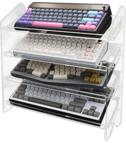 Amazon.co.jp: キーボードディスプレイスタンド、3段ゲーミング