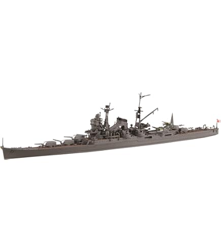 フジミ1/700 重巡鈴谷1942 完成品 フジミ模型、1/700スケール「日本海軍重巡洋艦 鈴谷(昭和19年/捷一号