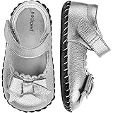 [ペディペド] pediped オリジナルズ Betty ベティ - ファーストベビーシューズ シルバー L (18-24 mos) 【並行輸入】