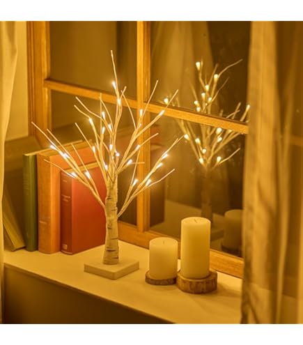 Amazon.co.jp: CINECE クリスマス シラカバ ツリー 白樺 電飾