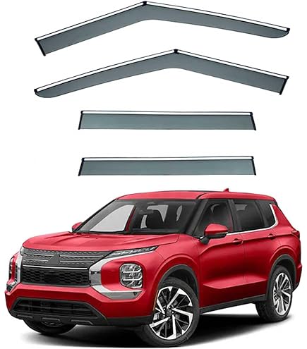 車 ドアバイザー 全窓 三菱 アウトランダーPHEV GN0W レインカバー Amazon | 車用サイドバイザー 三菱 新型アウトランダー HPEV