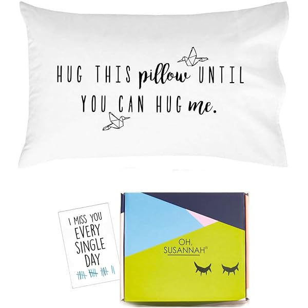 hug this until you can hug me pillow