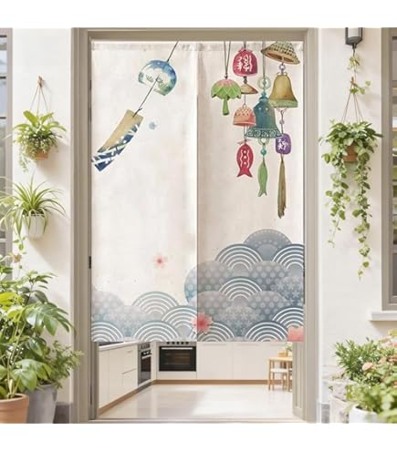 MYRU Japanese Curtain Noren Japanese Curtain Entrance Feng Shui