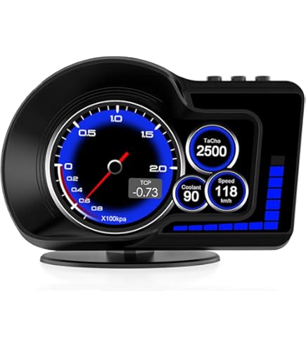 Amazon.co.jp: CAMMUS ブースト計 ブーストゲージ 60㎜ OBD2