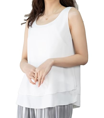 Amazon.co.jp: ホワイト フリル タンク オフショルダー トップス