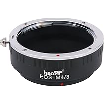 Canon EFレンズ→MFT（Micro 4/3）カメラ マウントアダプター K&F Concept M12121 キヤノンEFレンズとM43 MFTレンズのマウント