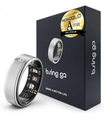 Amazon.co.jp: b.ring スマートリング G1 ステンレスモデル/シルバー