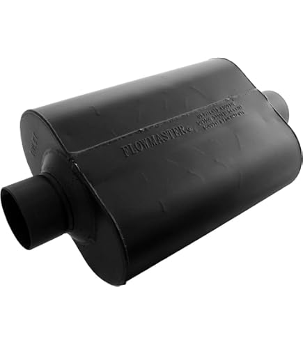 FLOWMASTER ブラックマフラー スチール製 Jeep Flowmaster 2007-2018 ジープ ラングラー JK 3.8L 3.6L 2/4