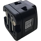 カシムラ(Kashimura) 海外用 変換プラグ 2口電源 世界対応 電源プラグ A/C/O/SE/BF NTI-91