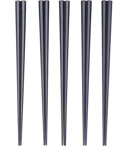 Amazon｜大黒工業 六角 箸 23cm 黒 10膳セット 業務用 リユース SPS