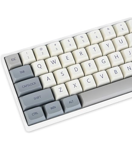 Amazon.co.jp: Guffercty kred 140キー ハニーミルク PBT XDA 65% TKL