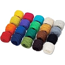 Amazon | 毛糸 20色セット 10g巻 3番手単糸 Palette20 | 毛糸 通販