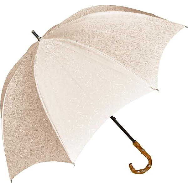 芦屋ロサブラン アイボリー 折りたたみ日傘 ロサブラン 日傘 完全遮光 折りたたみ uv 晴雨兼用 軽量 涼しい
