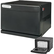 Amazon | タオルウォーマー 7L ブラック 前開き 温蔵庫 おしぼり