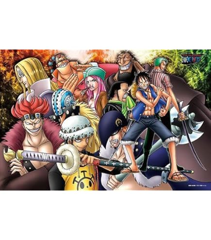 ワンピース　ジグソーパズル　まとめ売り　限定 Amazon.co.jp: 1000ピース ワンピース 九人の海賊たち(50x75cm
