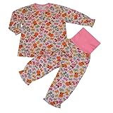 アンパン スムース総柄 腹巻付 長袖パジャマ ピンク◇95cm