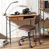 デスク＆チェアセット パソコンデスク pcデスク デスク チェア セット 2点セット 合成皮革 ヴィンテージ VINT-DK VINT-CHR