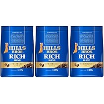Amazon | リッチブレンド 粉 630g (210g×3個)【コーヒー粉】 | HILLS