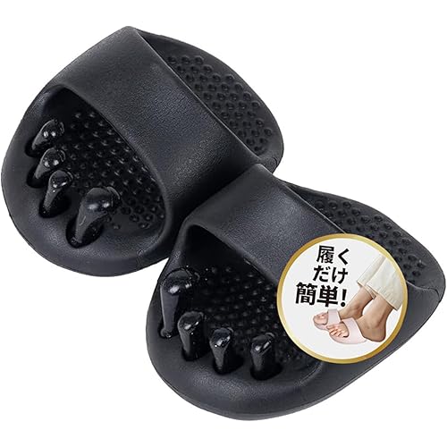[pcceax] ダイエットスリッパ【運動不足解消・履くだけで体感トレ一ニング】 足ツボ スリッパ ・体幹シューズ・5本指シューズ ・健康サンダル・ むくみとり o脚矯正 姿勢矯正 美脚 ヒップアップ トレーニング つま先 軽量 室内 足つぼ