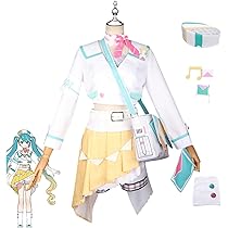 Amazon.co.jp: ウィッグ 追加可 初音ミク コスプレ衣装 帽子付き