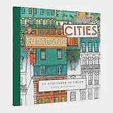 Chronicle Books(クロニクルブックス)F シティ カラリング ポストカード(H15.2×W15×D0.9cm)