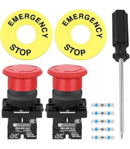送料込み 番長３　役物停止スイッチ、ボタンバイブスイッチ、不要機付き Amazon | uxcell 取り付けラッチ 緊急停止プッシュボタン