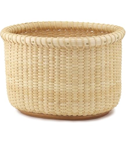 Amazon.co.jp: 型番323 かごバスケット 竹かご 収納カゴ 一閑張り材料