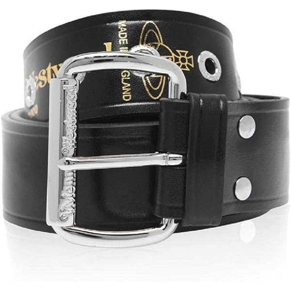 ✨希少✨️ ヴィヴィアンウエストウッド MAN メンズ レザーベルト 黒 牛革 ✨希少✨️ ヴィヴィアンウエストウッド MAN メンズ レザー