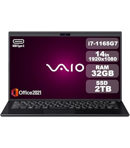 Amazon.co.jp: 【メモリ16GB】VAIO Pro PG Windows11 Pro Core 5-120U