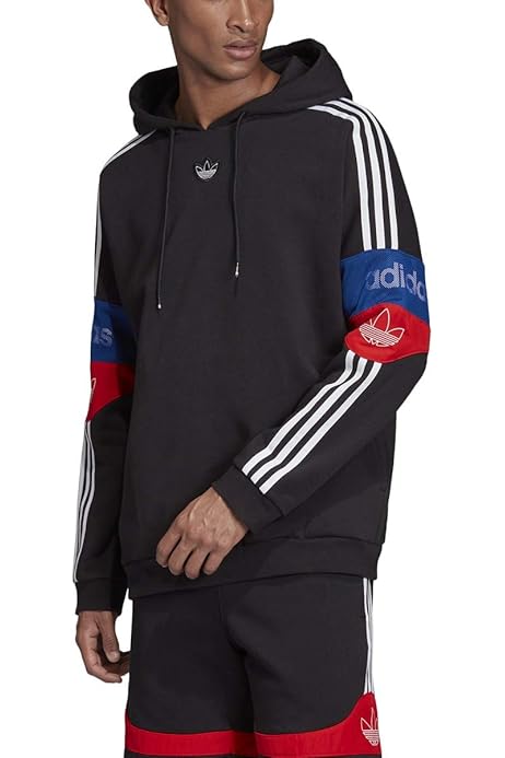 adidas trefoil hoodie amazon