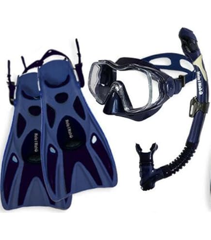 Amazon | [ヘレイワホ] シュノーケルセット 3点セット メッシュバック