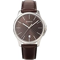 Amazon.co.jp: [グッチ] 腕時計 Watch Gタイムレス ブラウン文字