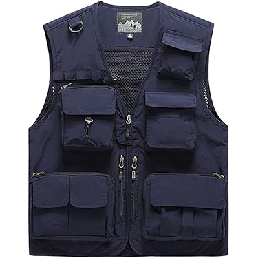 OWNER フィッシングベスト M 黒/青 OWNER フィッシングベスト M 黒/青