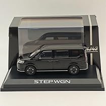 Honda STEP WGN SPADA ミニカー 黒 1/43 Hobby Japan 1/43 Honda STEP WGN e:HEV SPADA Twilight Mist