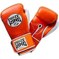 PRIZE RING ボクシンググローブ12ozブラックオレンジ バンテージG付 PRIZE RING ボクシンググローブ12ozブラックオレンジ バンテージ