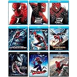 【Amazon.co.jp限定】スパイダーマン オール9本セット (スパイダーマン:ファー・フロム・ホーム ラゲッジステッカー2種セット&トラベルカードホルダー付き) [Blu-ray]