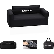 BLACKDOG エアーソファー Amazon.co.jp: Blackdog エアーソファー コンパクト ポンプ内蔵 5.8kg