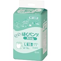 リフレ 施設・病院用 はくパンツ L18 18枚入 Amazon.co.jp: リフレ 【病院・施設用】 はくパンツ スリムタイプ L