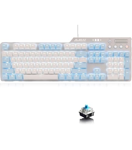 Amazon | Ajazz AK40 有線メカニカルキーボード 87キー