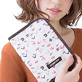 TE（チプティー） 母子手帳 ケース 【Mサイズ 柄:マミー】ファスナー式だから便利 防水加工が人気 撥水 通帳 マルチ カバー かわいい