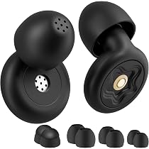 Amazon | 耳栓 睡眠用 SNR55dB 高遮音 シリコン製 4サイズイヤーチップ