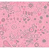York Wallcoverings bs5420 Room to Grow Doodlerific壁紙、 BS5420 1