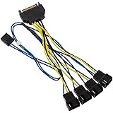 アイネックス ファンPWM信号 4分岐ケーブル [ 10cm ] CA-864SAPS