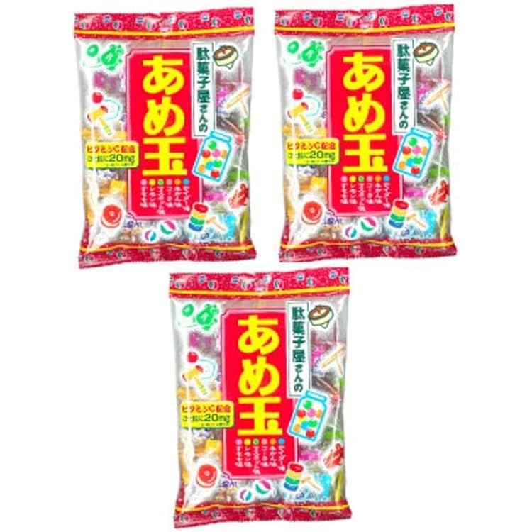 Amazon.co.jp: 懐かしい飴2袋セット ゆめ玉(ソーダ味とフルーツ味の6種