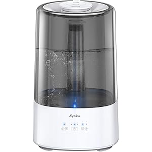 KYOKA 加湿器 ハイブリッド (加熱式+超音波式) 3.8L 大容量 加湿器 UV-Cライト 除菌 次亜塩素酸水対応…