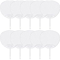 Amazon.co.jp: cnomg 10枚セット うちわ 白無地 絵画 DIY 応援