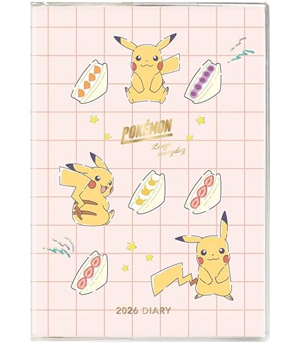 Amazon.co.jp: カミオジャパン ポケモン ピカチュウ 手帳 2024年 B6