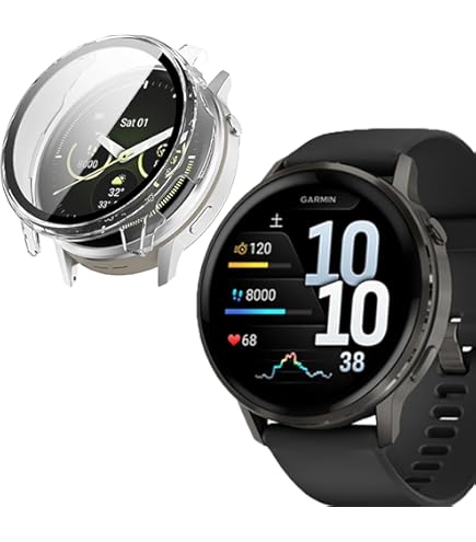 Amazon.co.jp: Lamshaw for Garmin Venu 4 ハードケース、41mm 45mm